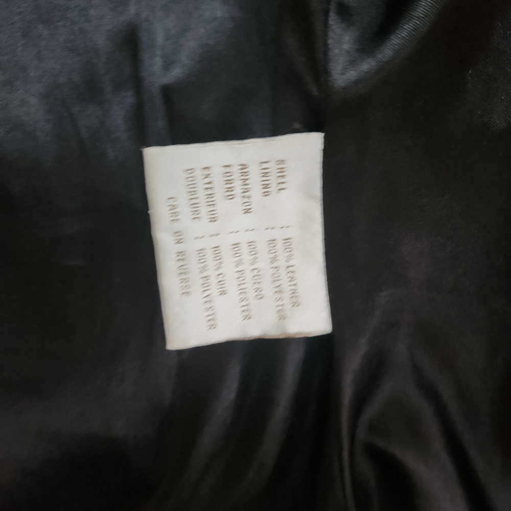 Cache Vintage Black Leather Jacket - Picture 4 of 5